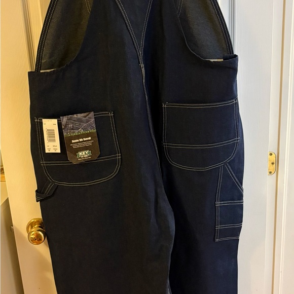 Key Denim Bib Overalls - Picture 2 of 5